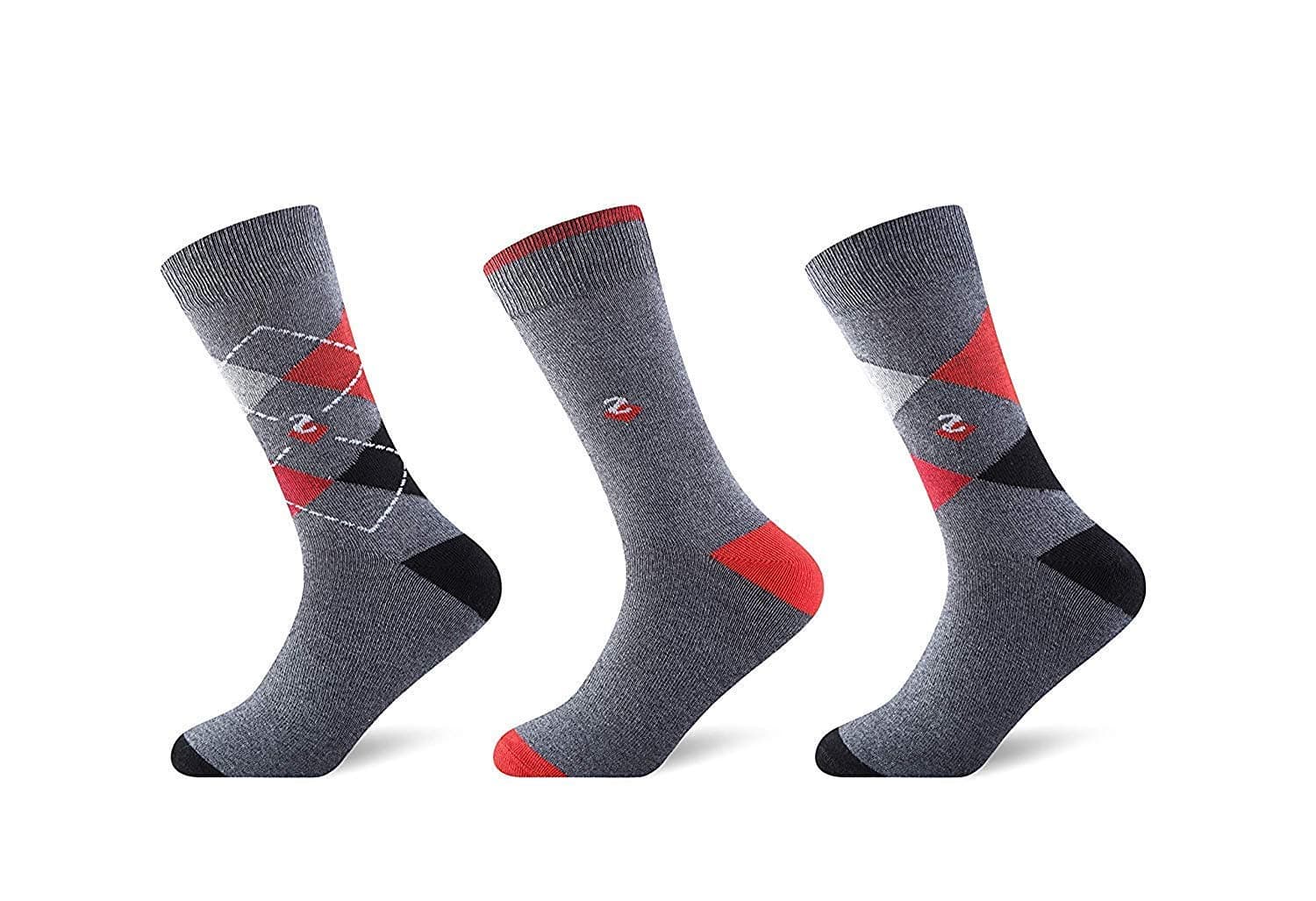 Mens Socks Cotton Rich 6/12 Pack Designers pattern Comfortable Breathable Socks (6-11)