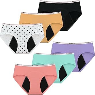 Girls Period Underwear Period Panties for Teens Menstrual Leakproof Protective Cotton Briefs