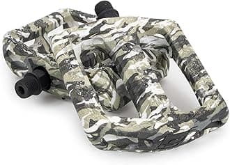 Eastern Bikes Facet Bike Pedals 9/16" - High Grip, Fiber-Reinforced Plastic & Chromoly Axle, for BMX, MTB & Kids Bikes - Multiple Colors