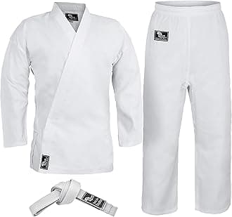 Karate Uniform for Kids & Adults Lightweight Student Karate Gi Martial Arts Uniform with Belt