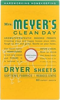 Mrs. Meyer's Clean Day Honeysuckle Scent Fabric Softener Sheets 80 oz.