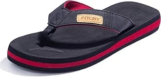 FITORYMen's Flip-Flops, Thongs Sandals Comfort Slippers for Beach