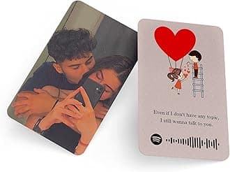Fairus Wallet Card Personalised With Couple Photo and Cute Message, Best for Birthday, Anniversary, Special Occasion Gift For Loved One, Hubby, Wifey, GF, BF