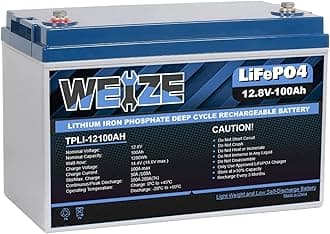 12V 100AH LiFePO4 Lithium Battery