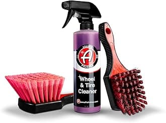 Wheel & Tire Cleaner Combo - Professional All In One Tire, Wheel, Rim, Barrel, Rubber, Well Cleaning Spray for Car Washing & Auto Detailing - Safe On Most Rim Finishes