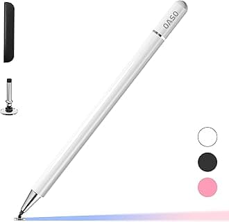 OASO Stylus Pen for Touch Screens, Disc Tip & Magnet Cap Styli Pencil Compatible with Apple iPad pro/iPad 6/7/8/9/iPhone/Samsung Galaxy Tab A7/S7/Fire HD 7/8/10 Plus Tablet/All Touch Devices.