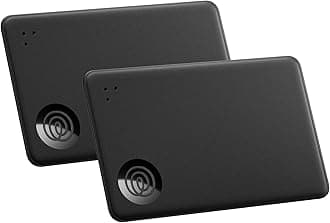 Life360 Tile Slim - Wallet Finder, Bluetooth Tracker and Item Locator for Luggage Tags, Passports and More. Both iOS and Android Compatible. Phone Finder. 2-Pack (Black)