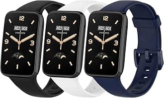3 Pieces Strap for Xiaomi Band 7 PRO Watch Replacement Silicone Strap, Xiaomi Band 7Pro Bracelet for Men and Women Sport Bands for Miband 7Pro Bracelet