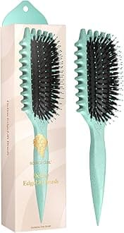 Bounce Curl Define EdgeLift Brush, 5-in-1 Tool for Effortlessly Defined Curls, Waves & Coils, Reduces Frizz - Teal