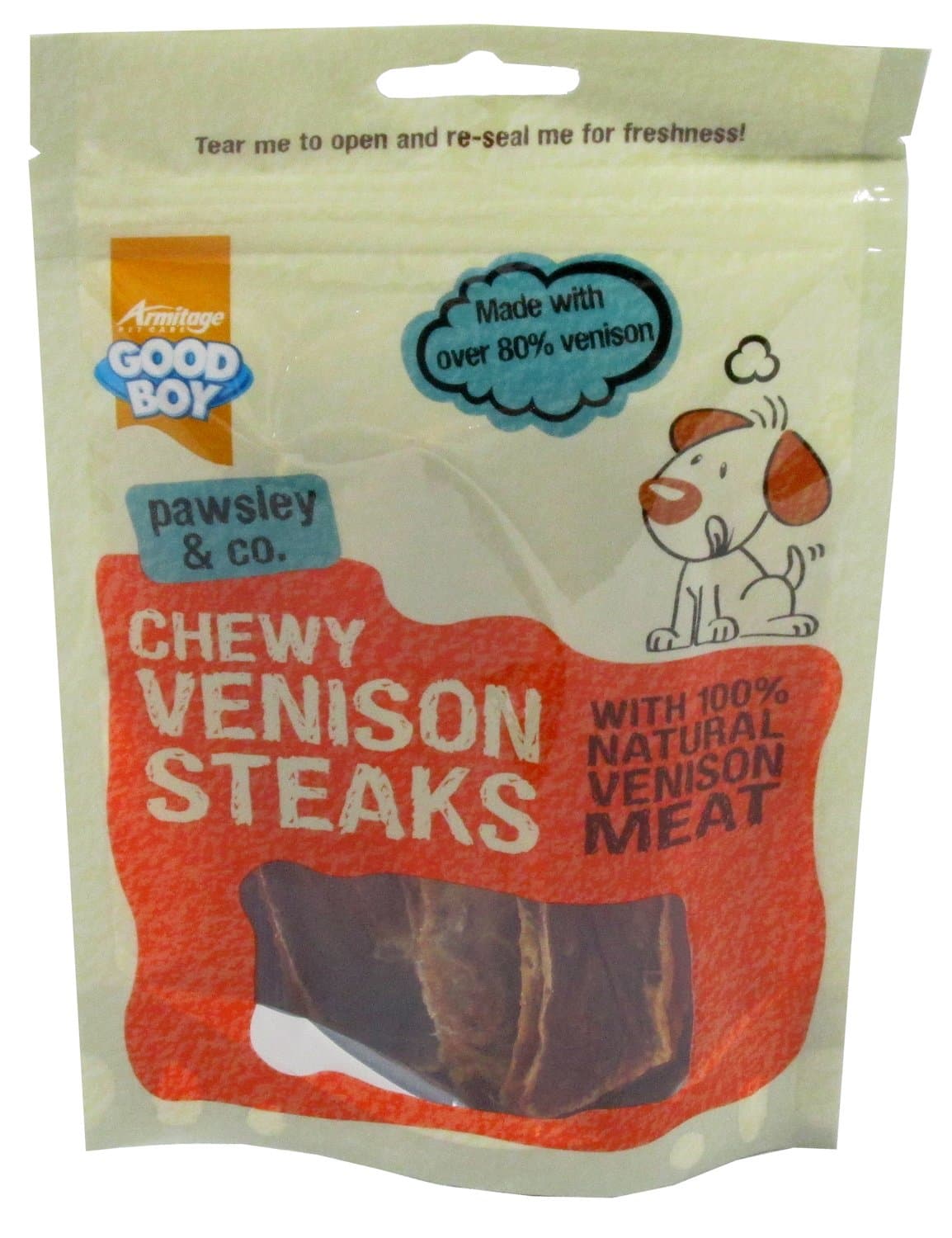 Goodboy Chewy Venison Steaks 80 g