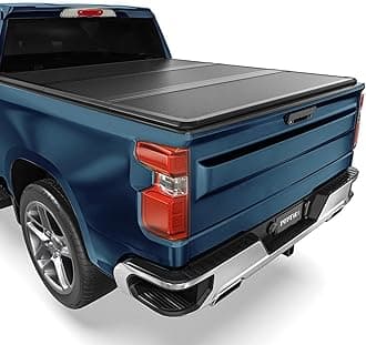 Perfit Liner Hard Tri-fold Truck Bed Tonneau Cover Compatible with 5.8 FT 2007-2025 2026 Chevy Silverado GMC Sierra 1500 5.8 FT (69.6") Bed Fiberglass FRP w/o Multi-Flex Tailgate