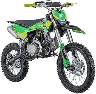 X-PRO X9 125cc Dirt Bike Adults Pit Bike 125 Pitbike,Big 17"/14" Tires!(Green)