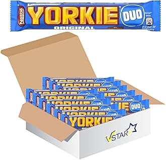 VSTARAll Chocolate Bars Collection (Yorkie Milk Duo Bar 72g, Full Box), 1.0 count