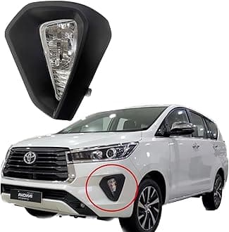 K D Front Bumper/Corner Light for Toyota Innova Crysta Type 2 New Model (Left/Passenger Side) With Bezzel