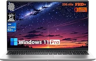 Dell Inspiron-3530 15.6in-FHD Business Laptop - 13th Gen Intel Core i7-1355U, Intel Iris Xe Graphics, Wi-Fi 6, Backlit Keyboard, Fingerprint Reader, Windows 11 Pro & Microsoft Office (64GB | 4TB SSD)