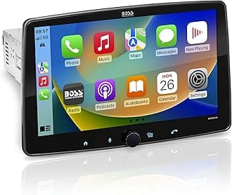BOSS Audio Systems BCPA10 Single DIN Car Stereo Wireless Apple CarPlay, Wireless Android Auto, 10.1 Inch Touchscreen, Bluetooth, AM/FM Radio Receiver
