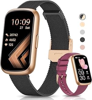 DEKELIFEFitness Tracker, 24/7 Heart Rate Monitor Watch, 1.47" Fitness Watches for Women with 24 Sport Modes, Androdi Smart Watches for Women/Men, IP68 Step Tracker, Pedometer, Gift