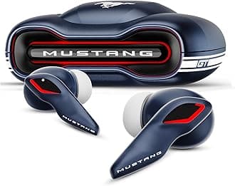 Mustang Torq Wireless in Ear Earbuds with 50H Playtime, App Support, Quad Mic ENC, 45ms Low Latency, Breathing LEDs, 13mm Drivers, Touch Control, Made in India IPX5 Ear Buds TWS Bluetooth 5.4