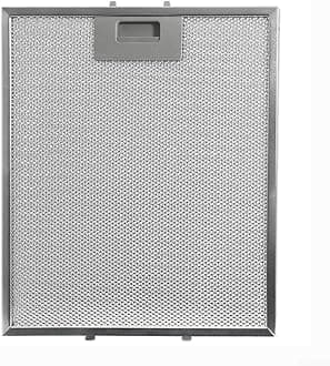 Cooker Hood, Stainless Steel Cooker Hood Mesh Extractor Vent 305 x 267 x 9mm