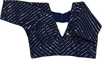 Womens Fancy Readymade Ethnic wear Half Sleeve Sequins Saree Blouse sabyasachi Blouse for Women Saree and Lehenga Choli Bridal Blouse