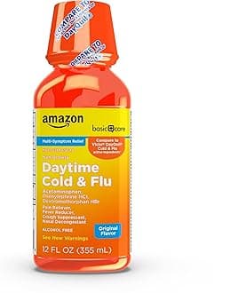 - Daytime Cold & Flu Liquid, Orange, 12 Fl Oz