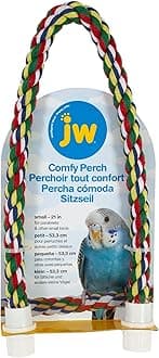 JW Pet Comfy Perch For Birds Flexible Multi-color Rope