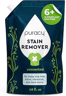 Laundry Stain Remover Refill - Perfect Laundry, Pure Ingredients - with 6 SuperPlant Enzymes for Easy Removal of Fresh and Set-In Clothing Stains, 98.95% from Mother Nature, 48 Oz