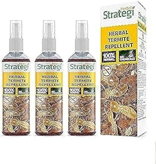 Herbal Termite Repellent Spray - Natural, Vegan & Eco-Friendly | 100% Herbal and Chemical free | Baby and Pet safe | Ayush certified | 100ml (Pack of 3)