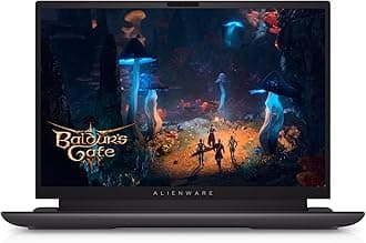 NewDell_Alien.Ware M18 R2 Gaming Laptop 18 inch QHD+165Hz 3ms Screen Intel.Core i9-14900HX 32GB RAM 1TB SSD Geforce RTX 4070 Graphics Backlit KYB Thunderbolt 4 Wifi 7 Win 11Home Dark Metallic Moon