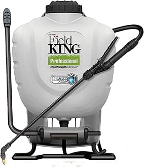 Field King Professional 190328 No Leak Pump Backpack Sprayer for Killing Weeds in Lawns and Gardens