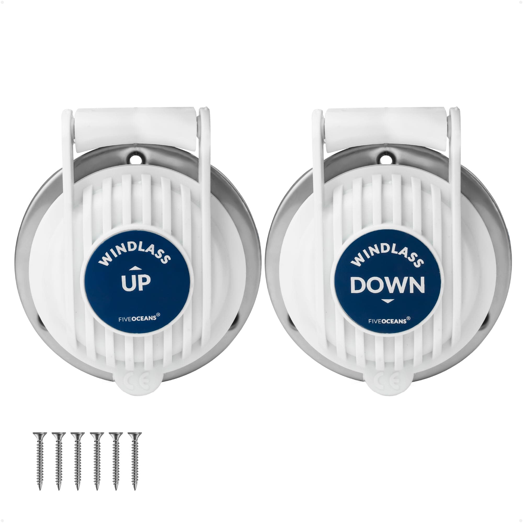 Five Oceans Anchor Windlass Deck Foot Switch Covered Up/Down, White FO-3291-2