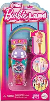 Barbie Mini Barbie Land Pop Rebel Assortment Surprise Pack Pretend Doll House Micro Dolls Ages 6+ Pink 986A-HYM26