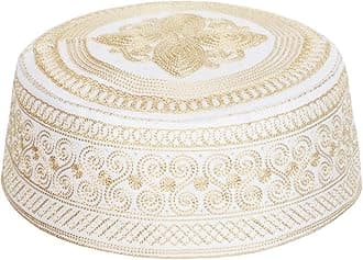 Men Muslim Prayer Kufi Hat Breathable Embroidery Kofia Topi Sunhat Islam Kufi Headware Praying Beanie