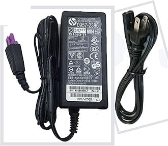 Power Adapter Supply Cord for HP 0957-2403 0957-2385 Printer HP Deskjet 1010 1012 1510 1512 1514 1518 2515 2540 2542 2544 2548 HP Officejet 2620 with Power Cord