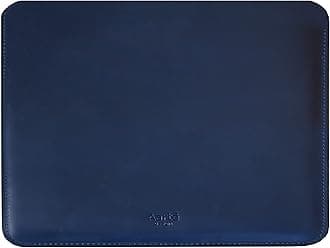 Genuine Vintage Leather Sleeve case 13-inch MacBook Air/MacBook Pro M1 M2 M3 M4 (2018-2026) (Horizontal, Blue)