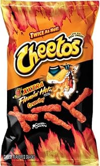 Cheetos XXtra Flamin' Hot Crunchy Flavor Snacks, 9oz (10 Pack) by Cheetos