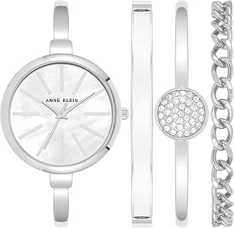 Women's Bangle Watch and Bracelet Set