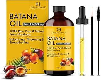 Botanic Hearth Raw Batana Oil for Hair Growth | 100% Pure & Unrefined | For Thicker, Stronger Hair - 118 ml