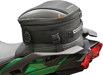 CL-1060-R Black Commuter Lite Motorcycle Tail Bag