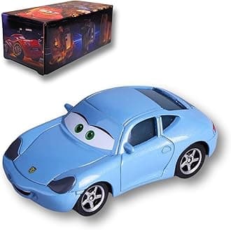 Die-Casting Racers Toy Cars, Safety Alloy Material for Childs, Beauty Color Box Packaging for Your Son Birthday, Inspired by Favorite Characters, Gift for 3+ Years Old (Sally)
