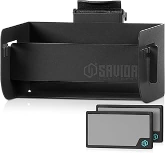 Savior Equipment Wall Rack System Universal Magazine Rack Holder Slat Wall Mount Display Organizer Hanger, Adjustable to Fit Most 9MM .45 Pistol 5.56 .308 Rifle Mags, Heavy-Duty Steel Construction