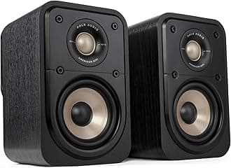 Signature Elite ES10 1" Tweeter & 4" Woofer, 100w, Auxiliary Dual power port Technology (Pair) Black