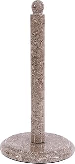 RADICALn Marble Paper Towel Holder Countertop 12.5" Inch Oceanic Handmade Toilet Paper Towels Stand for Bathroom Counter, Hand Papertowel Holders for Home and Kitchen Décor