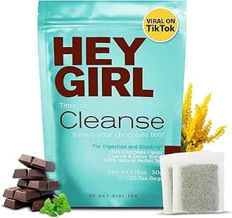 Detox - Mint Chocolate Flavored Cleanse for Women with a Sweet Tooth - tox Reduces Bloating & Helps Your Body Stay Regular | Keep Your Colon Happy and You Feeling Healthy with
