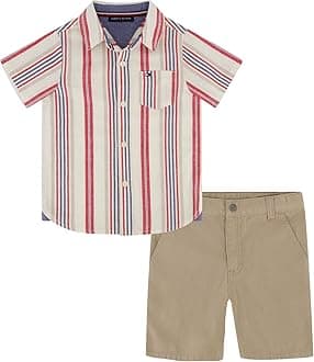 Boys 2pc Shirt Short Set Short Set