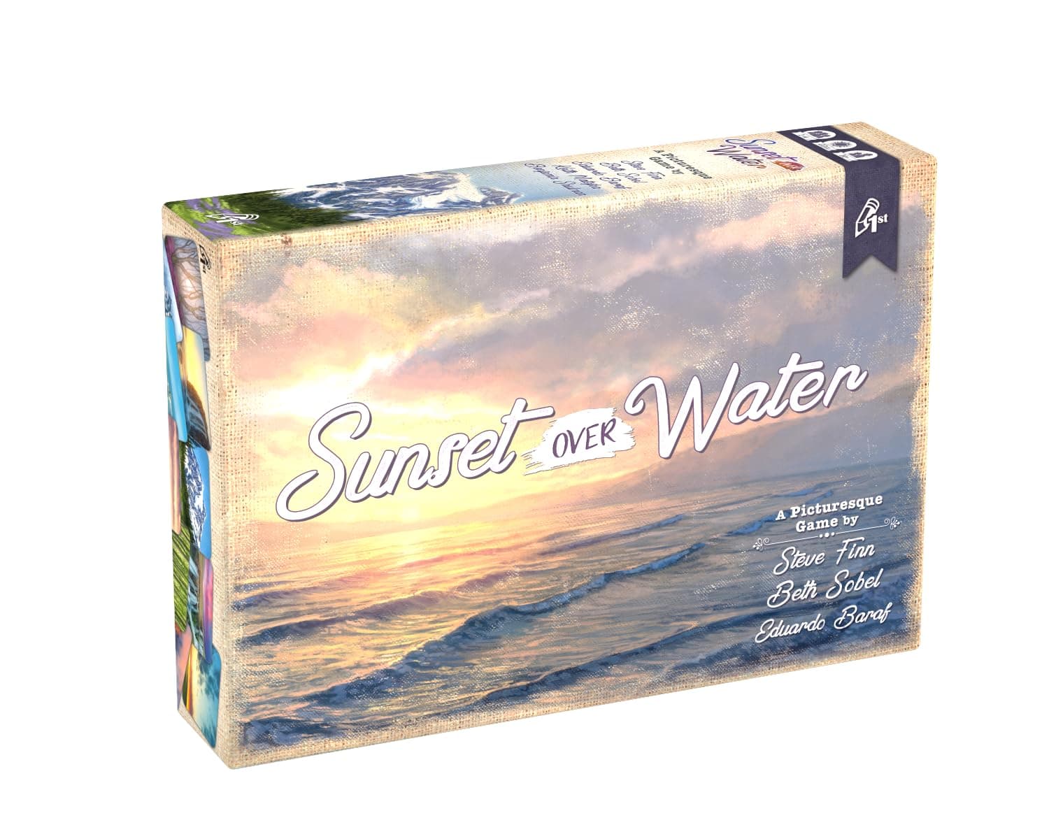 Sunset Over Water Card Game – A Picturesque Game of Painting Landscapes and Exploring Nature by Pencil First Games for 1-4 Players