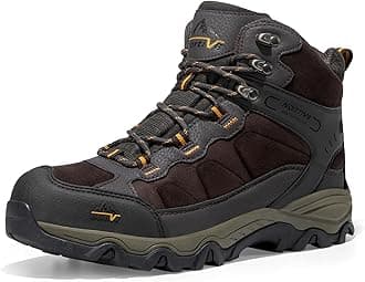 NORTIV 8 Men's Waterproof Hiking Boots Outdoor Mid Trekking Lightweight Mountaineering Shoes Paladin