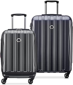 DELSEY PARIS Helium Aero Hardside Expandable Luggage with Spinner Wheels, Titanium, 2-Piece Set (19/24)