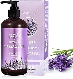 Massage Oil for Calming, Soothing and Relaxing Tired Sore Muscles Massage Oil Ideal Body Oil for Skin Moisturizing for Men and Women