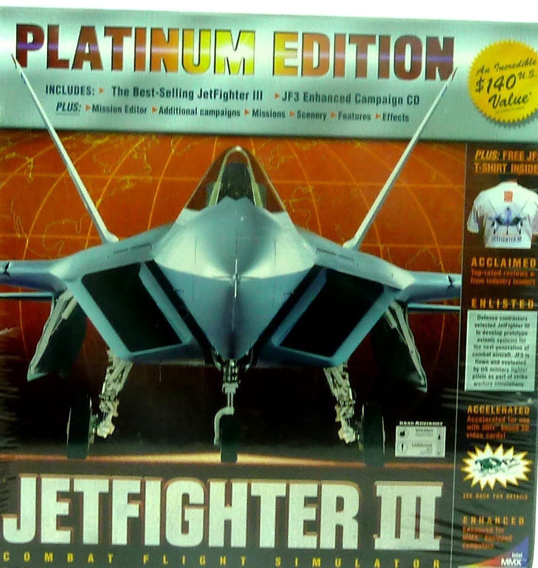 Jetfighter 3: Combat Flight Simulator Platinum Edition